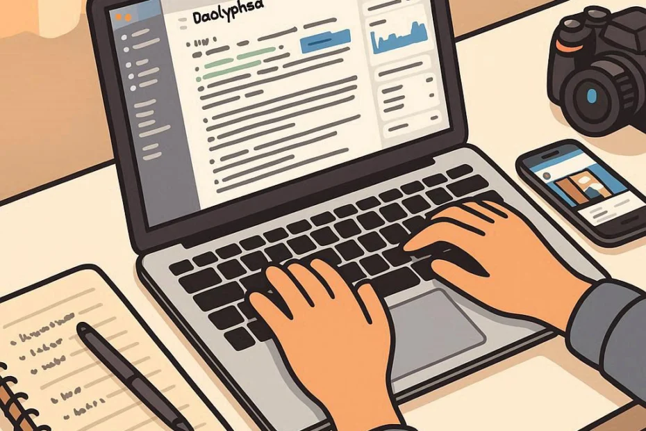 Ilustração do artigo "Criação de Conteúdo Otimizado - Parte 1: Estrutura e Elementos". Blog do FP