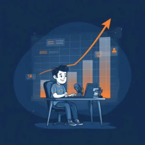 Ilustração do Artigo "Como Criar uma Estratégia de Conteúdo que converte em 2025"